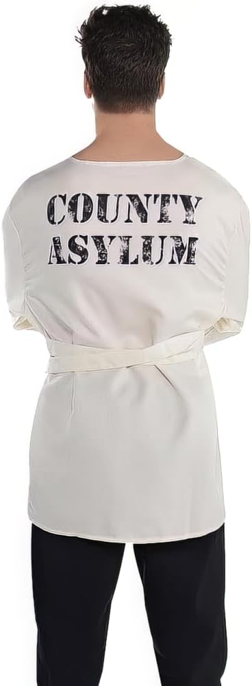 Amscan White Asylum Straitjacket #8406026, Small/Medium