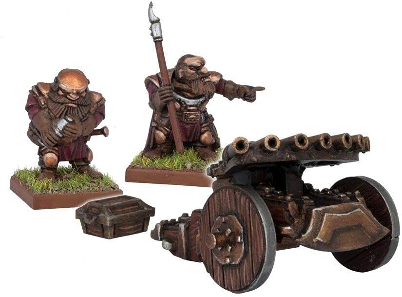Mantic Games Kings Of War - Dwarves: Dwarf Ironbelcher Cannon #MGKWD14-1