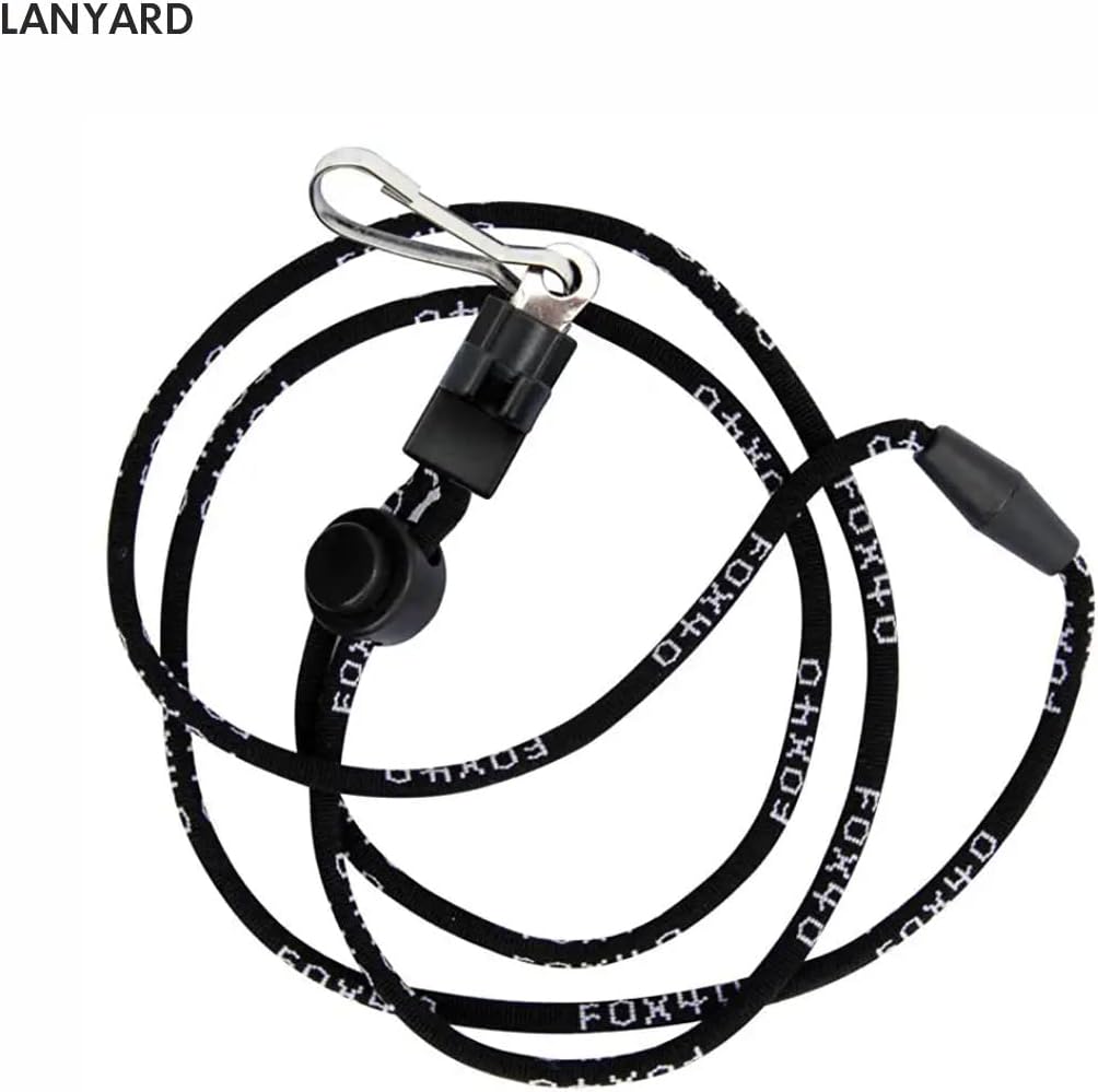 Fox 40 Pearl Official Pealess Referee Safety Whistle & Strap #9701-0008