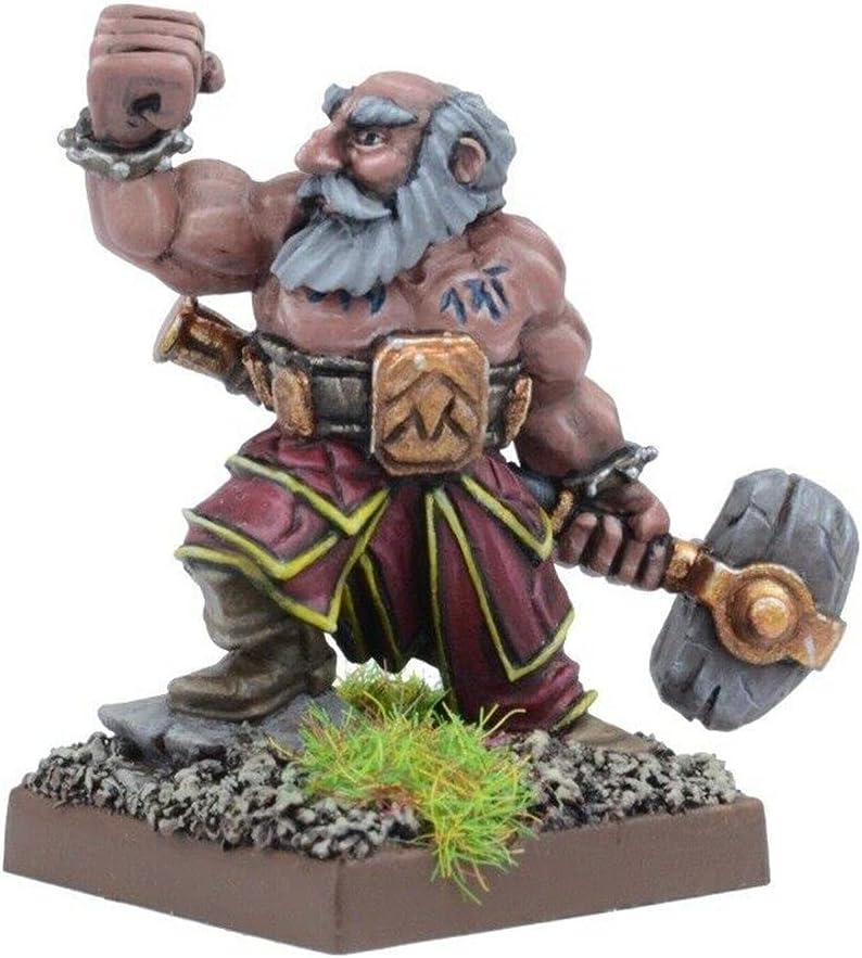 Mantic Games Dwarf Stone Priest Play Set #MGKWD201