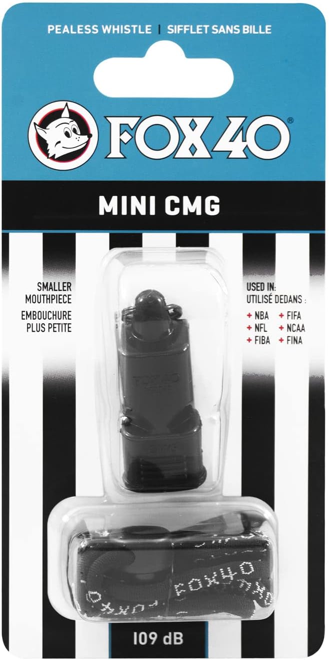 Fox 40 Mini CMG with Breakaway Lanyard #9401-0008, Black