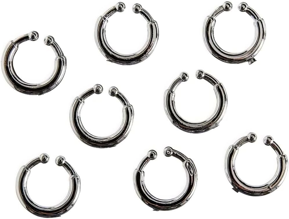 Amscan Non-Piercing Jewelry Costume Accessory #840719, 8-piece