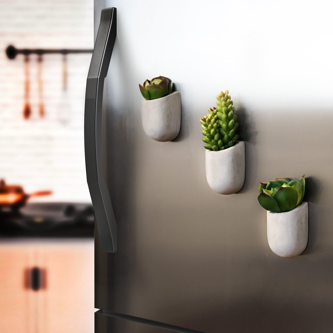 Gift Republic - Set of 3 Magnetic Plant Pots #GR450067