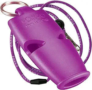 Fox 40 Micro Safety Whistle with Breakaway Lanyard #9513
