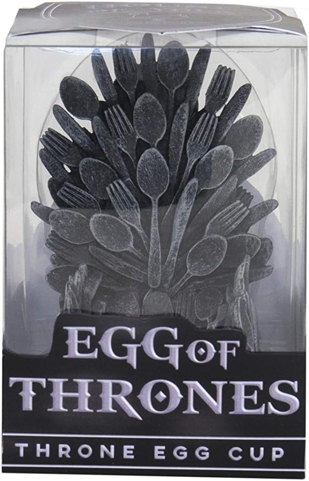 Gift Republic Grey Throne Egg Cup #GR450080, Medium