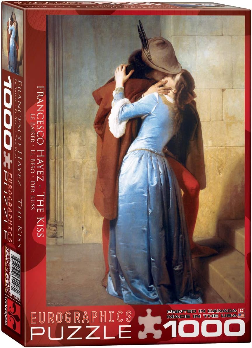 EuroGraphics The Kiss by Francesco Hayez 1000 Piece Puzzle #6000-0148