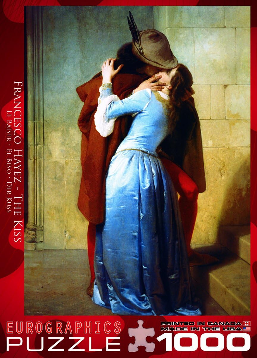 EuroGraphics The Kiss by Francesco Hayez 1000 Piece Puzzle #6000-0148