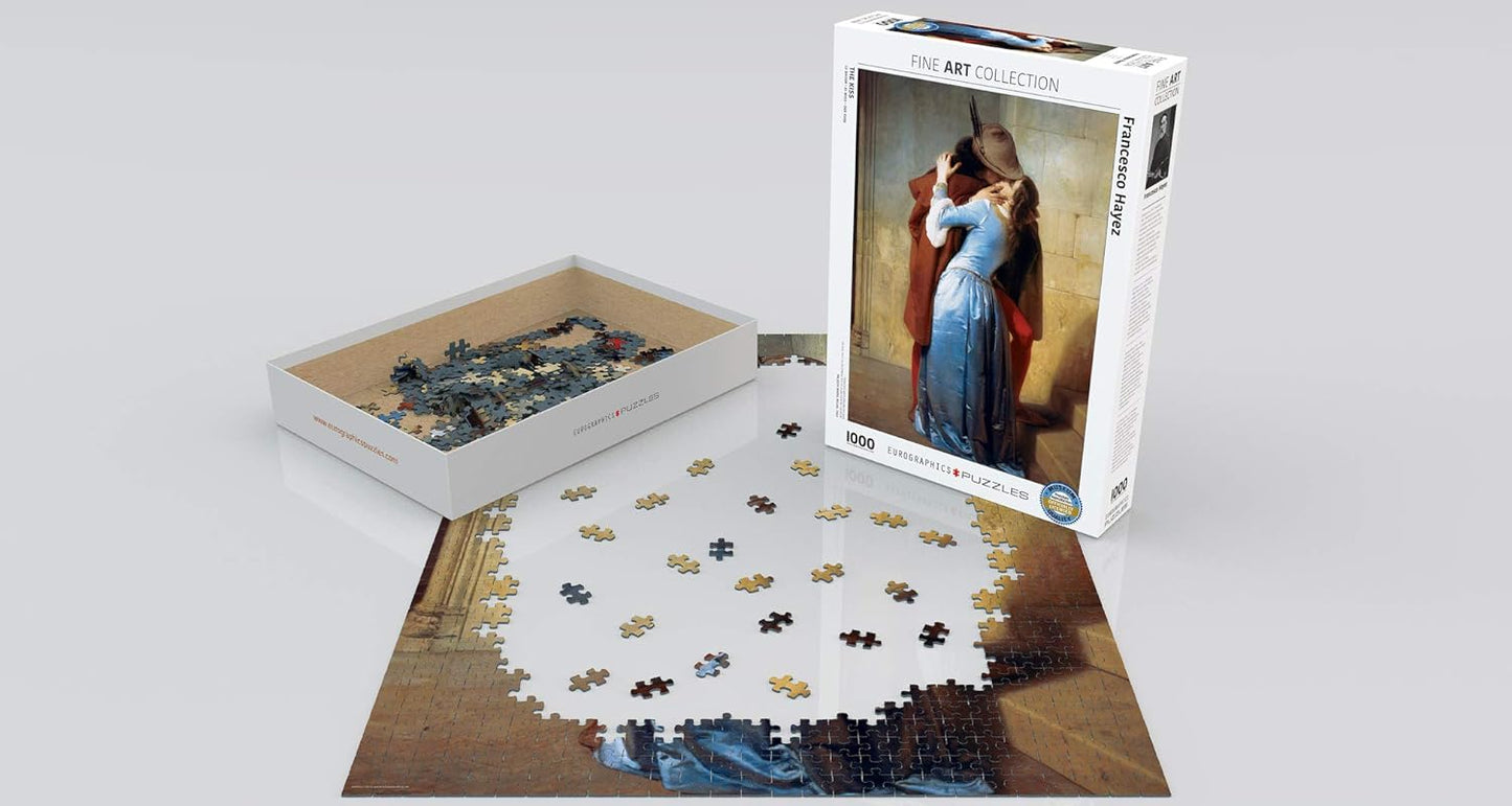EuroGraphics The Kiss by Francesco Hayez 1000 Piece Puzzle #6000-0148