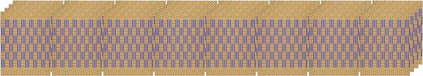 Roylco Assorted Design African Textile Paper, 8-1/2 x 11 Inches #R15273, Pack of 32