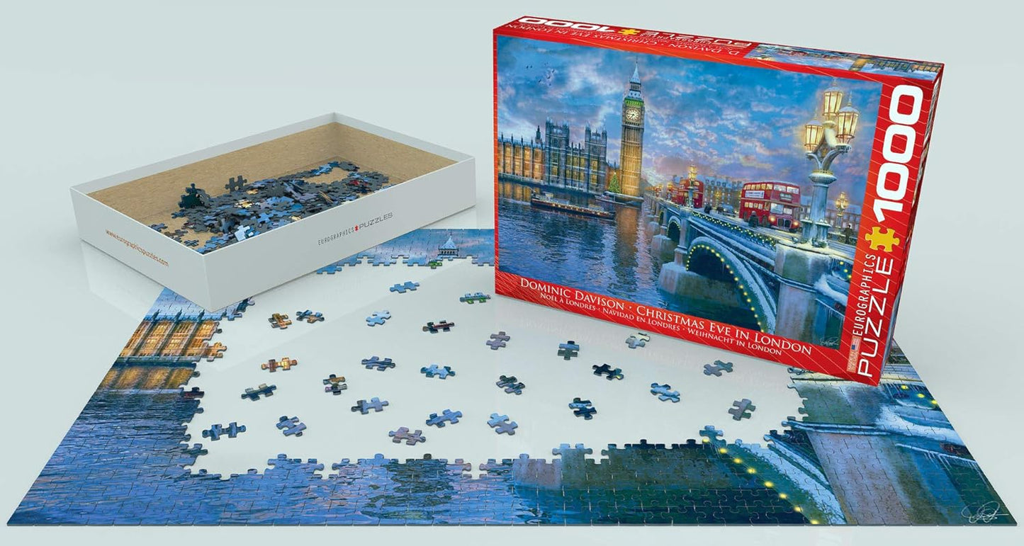 EuroGraphics Christmas Eve in London Puzzle (1000 Piece) #6000-0916
