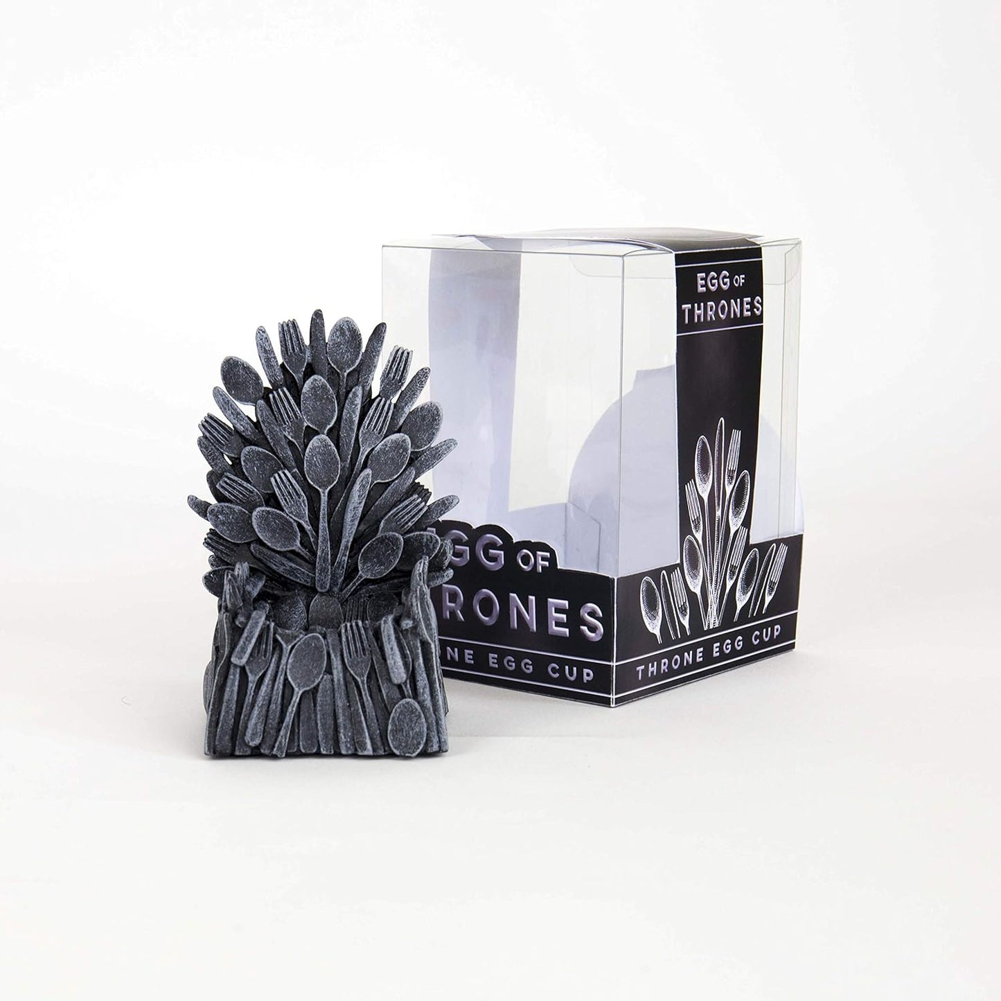 Gift Republic Grey Throne Egg Cup #GR450080, Medium