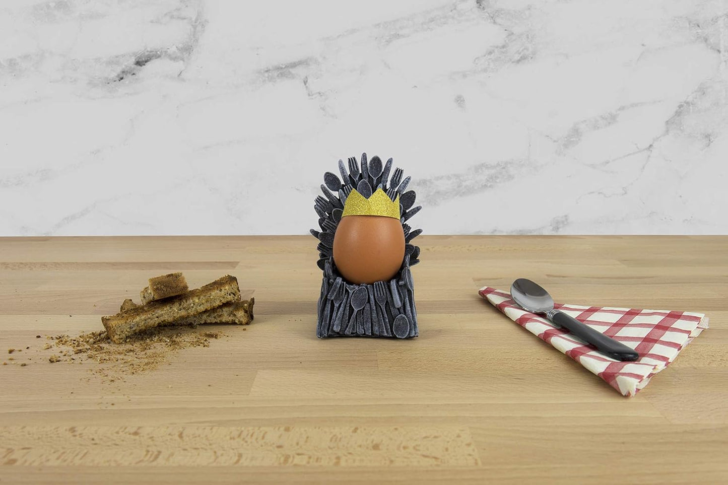 Gift Republic Grey Throne Egg Cup #GR450080, Medium