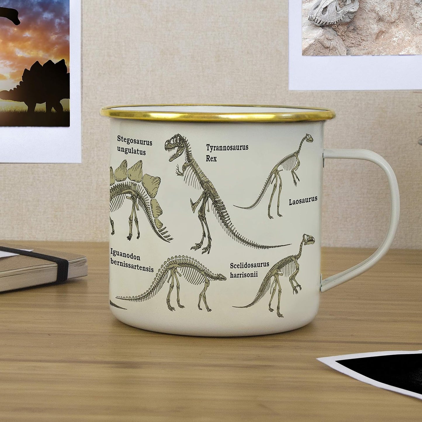Gift Republic Dinosaur Enamel Mug #GR270113