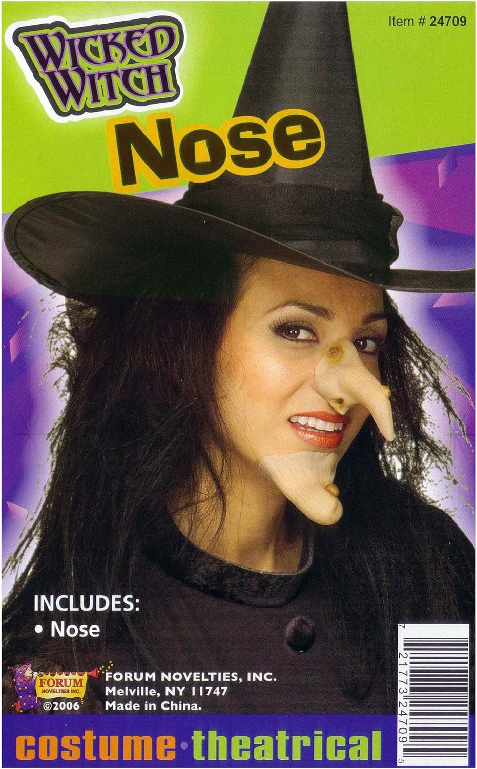 Forum Novelties Witch Nose #F24709, Standard-size