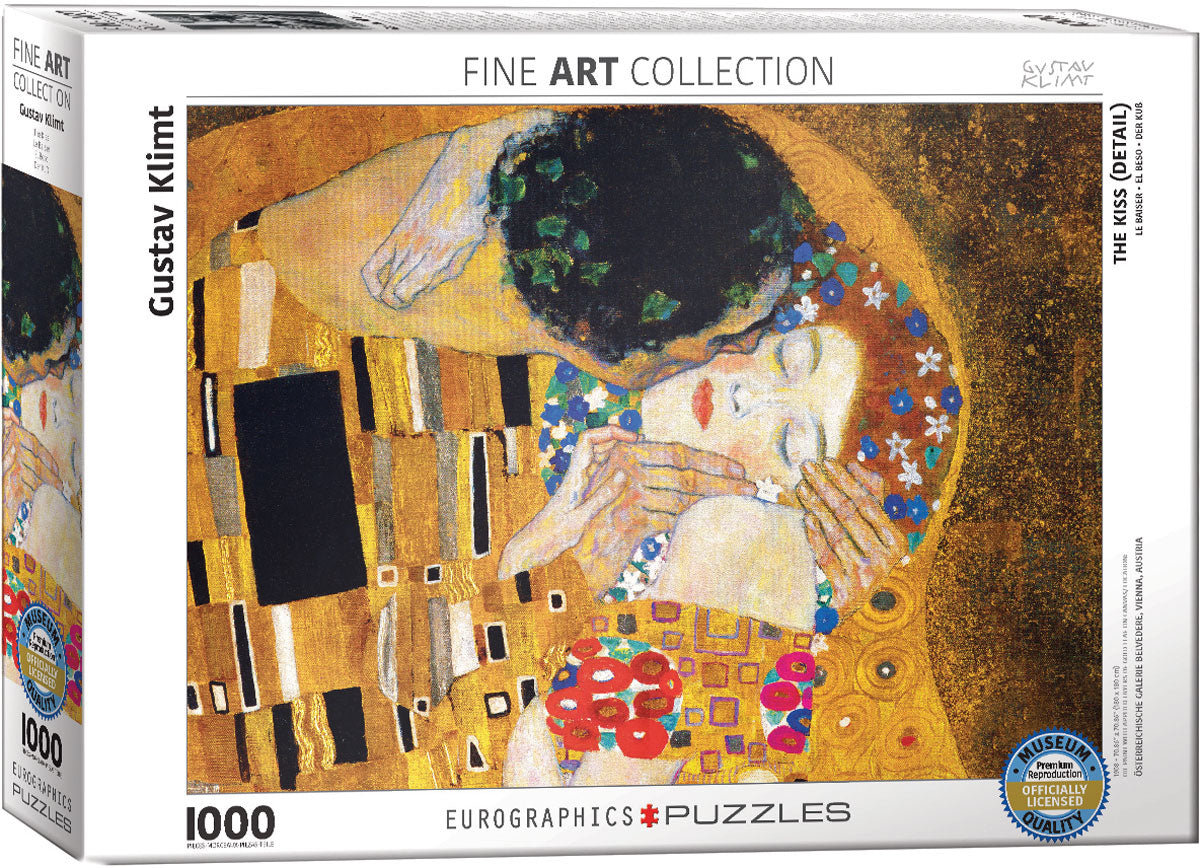 EuroGraphics The Kiss (Detail) by Gustav Klimt 1000-Piece Puzzle #6000-0142