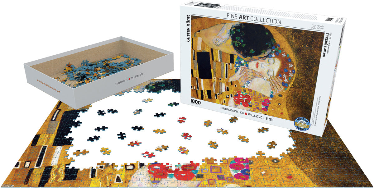 EuroGraphics The Kiss (Detail) by Gustav Klimt 1000-Piece Puzzle #6000-0142