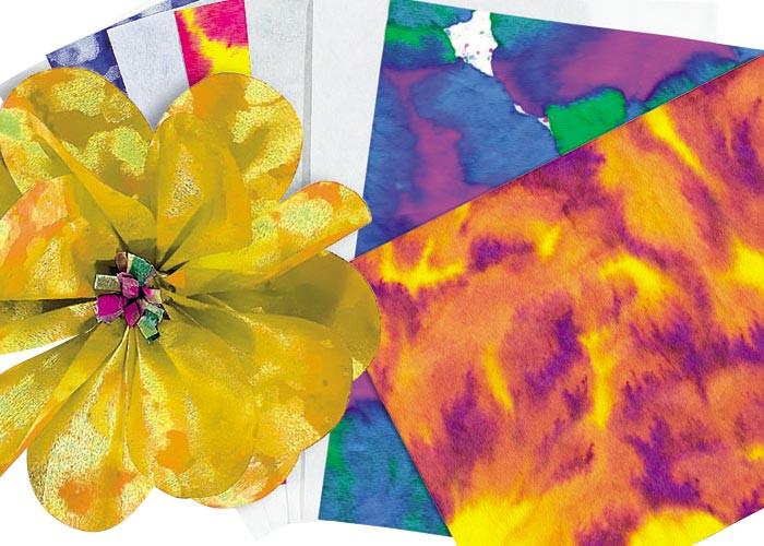 Roylco Color Diffusing Paper 9 X 12 in #R15213, Pack of 50