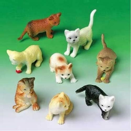 US Toy Company Assorted Mini Cat Figures" #1576, Pack of 12