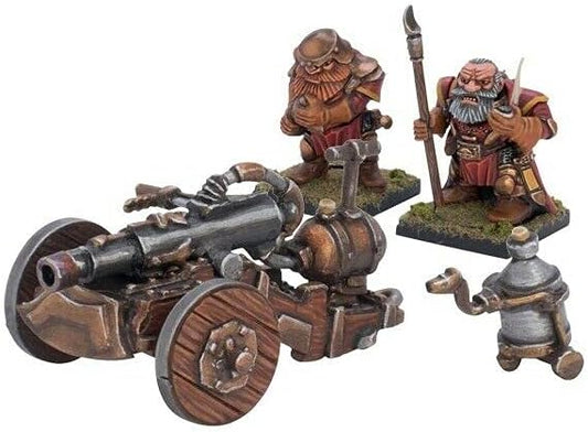 Mantic Games Kings Of War - Dwarves: Dwarf Ironbelcher Cannon #MGKWD14-1