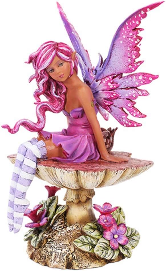 Pacific Giftware Amy Brown Licensed Magenta Fairy Statue Polyresin Figurine Home Decor #11032