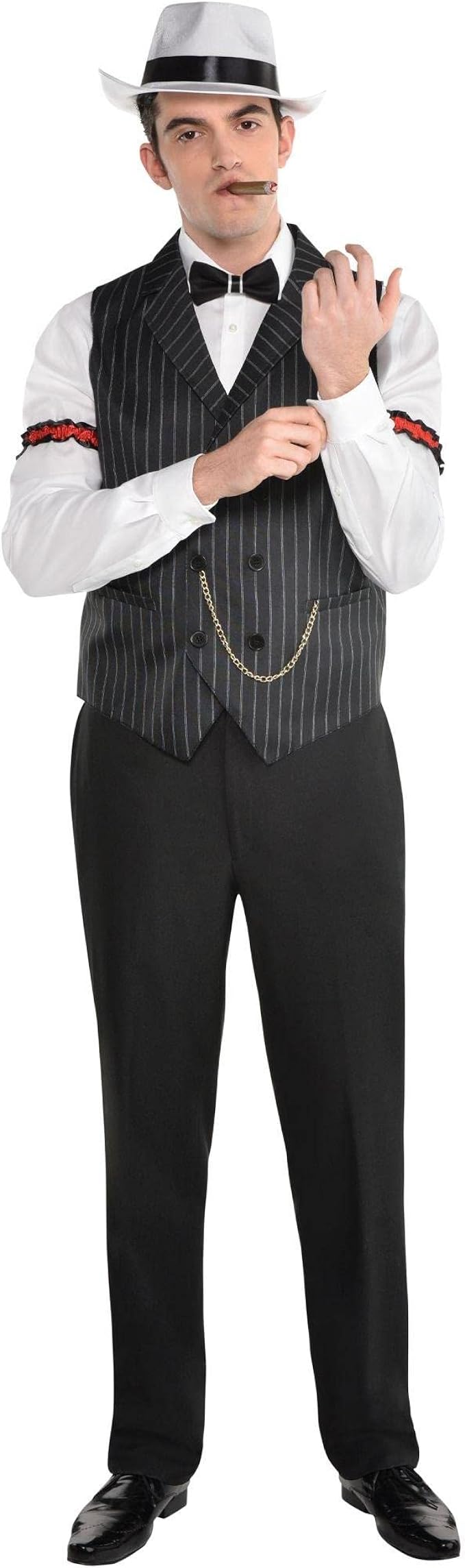 Amscan Adult Roaring 20's Stripe Gangster Vest #8405257