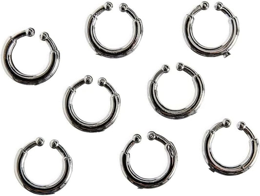 Amscan Non-Piercing Jewelry Costume Accessory #840719, 8-piece