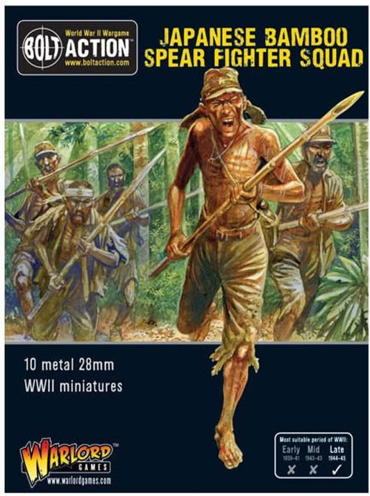Warlord Game Bolt Action: Japanese Bamboo Spear Fighter Squad #402216001