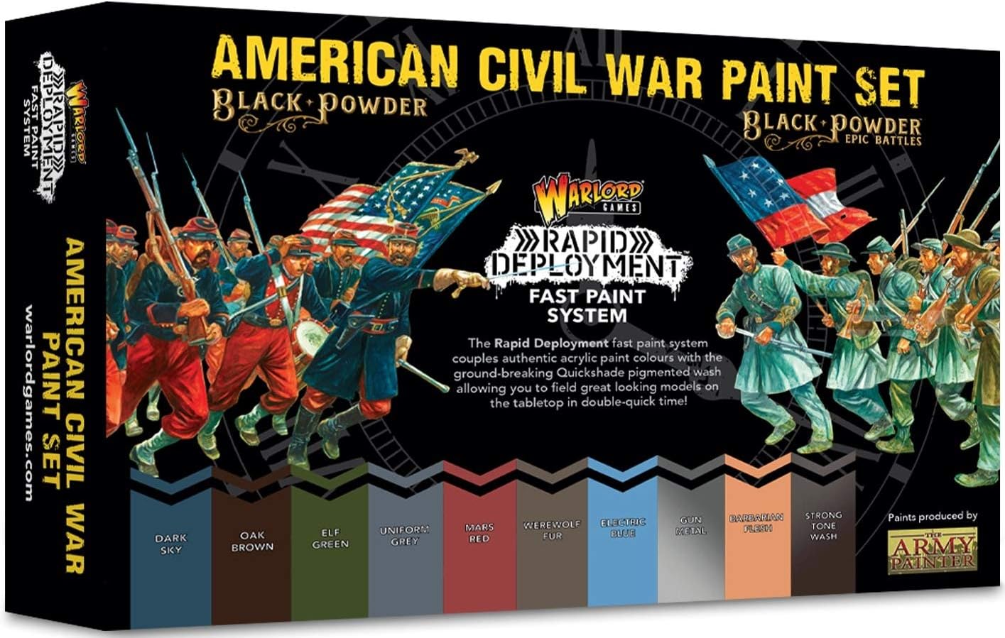 Warlord Games Black Powder: American Civil War Paint Set #302614001