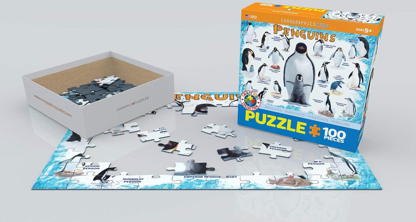 Eurographics Penguins 100 Piece Jigsaw Puzzle #6100-0044