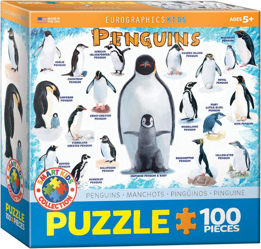Eurographics Penguins 100 Piece Jigsaw Puzzle #6100-0044