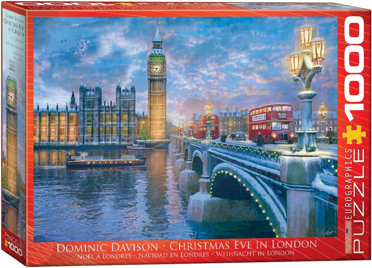 EuroGraphics Christmas Eve in London Puzzle (1000 Piece) #6000-0916