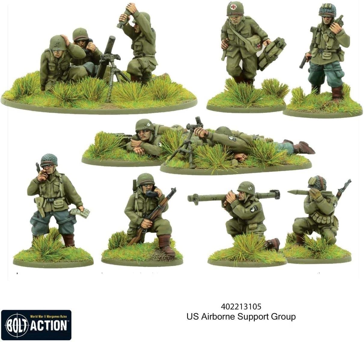 Warlord Game Us Airborne Support Group (1944-45) #402213105