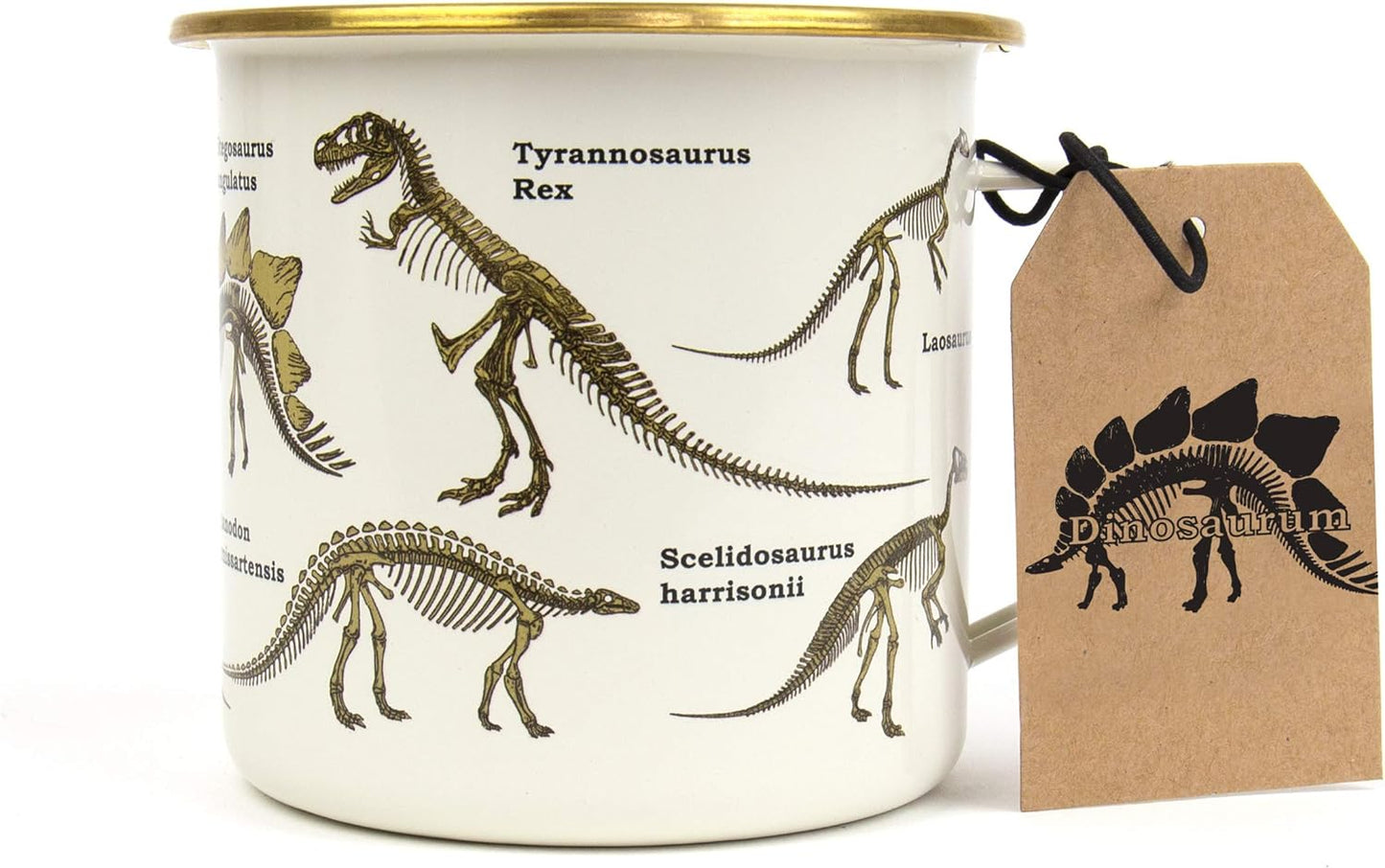 Gift Republic Dinosaur Enamel Mug #GR270113