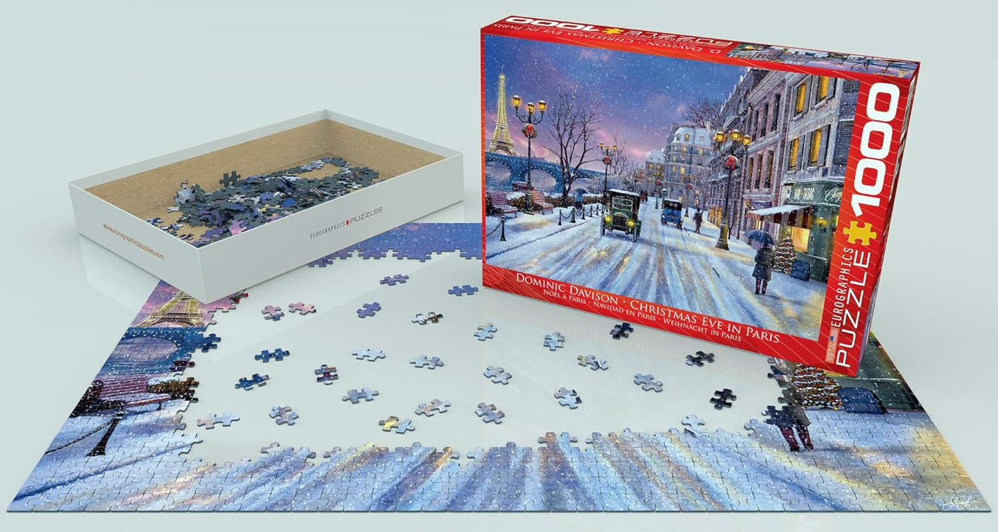 EuroGraphics Christmas Eve in Paris Puzzle (1000 Piece) #6000-0785
