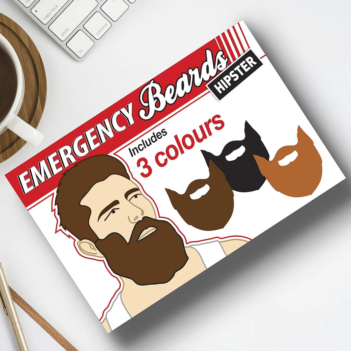 Gift Republic Emergency Beards Dress Up #GR450025, Standard-size