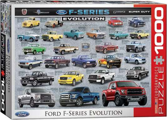 EuroGraphics Ford F-Series Evolution Game Puzzle (1000 Piece) #6000-0950