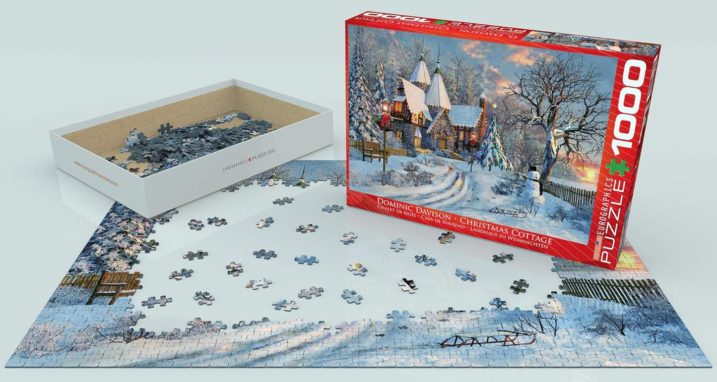 EuroGraphics Christmas Cottage Puzzle (1000 Piece) #6000-0790