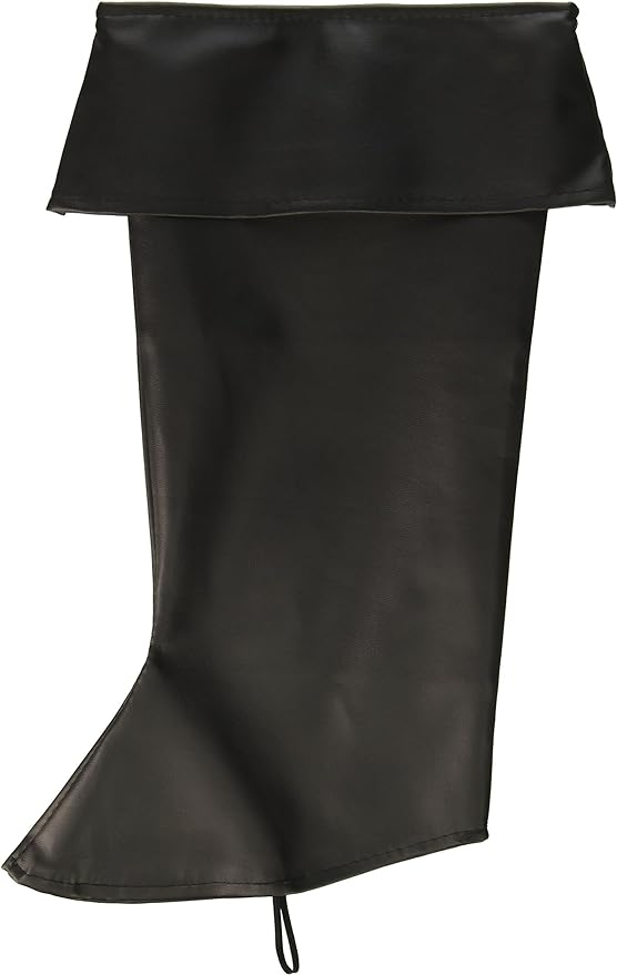 Forum Novelties Black Pirate Boot Covers for Adults  #F25165