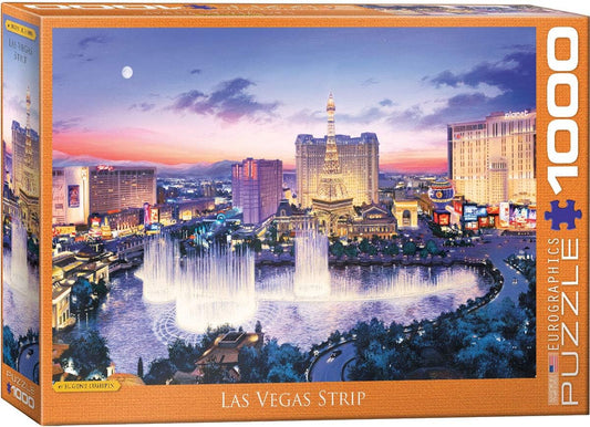EuroGraphics Las Vegas Strip by Eugene Lushpin Puzzle (1000 Piece) #6000-5491