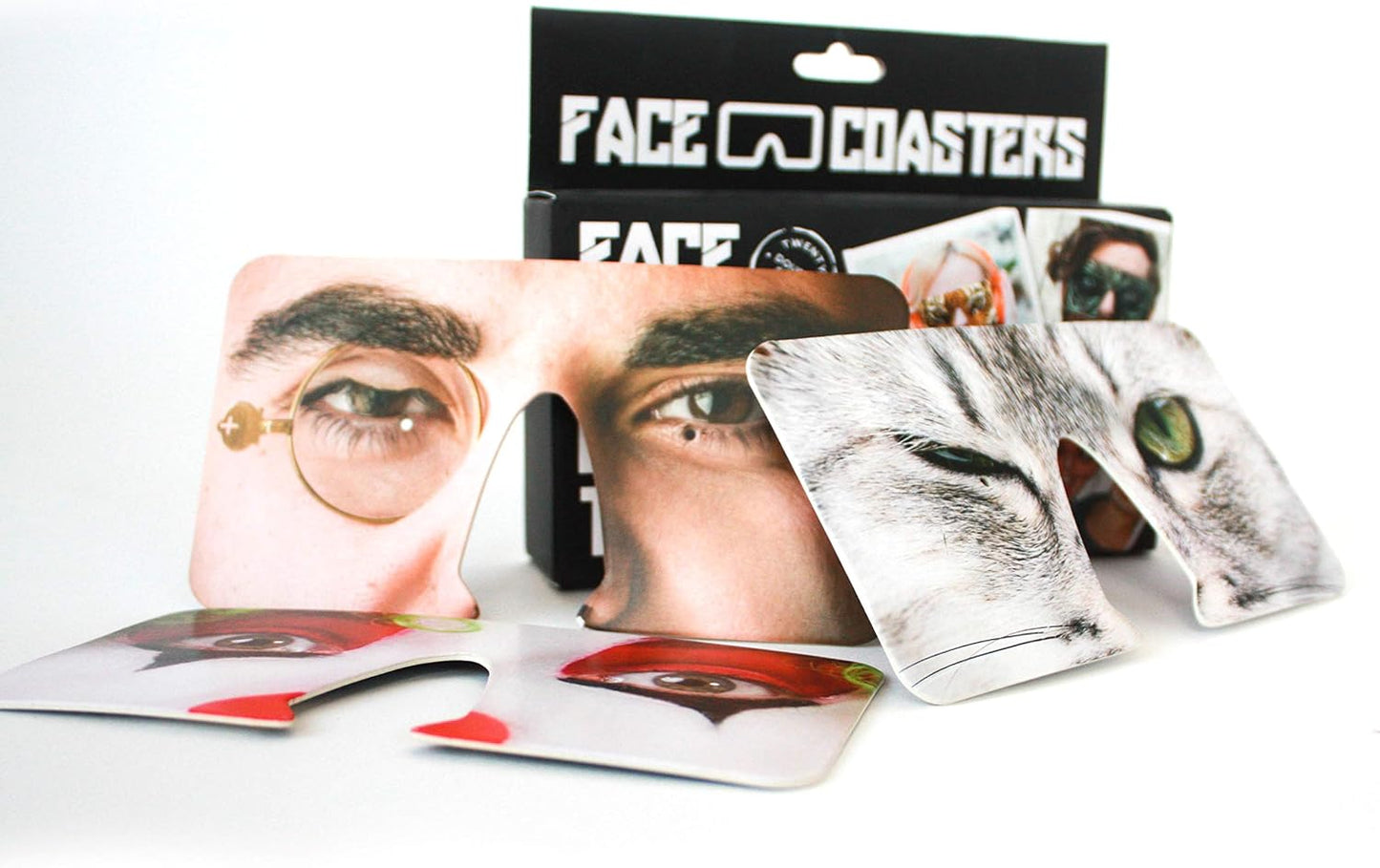 Gift Republic Face Coasters #GR450056, Medium