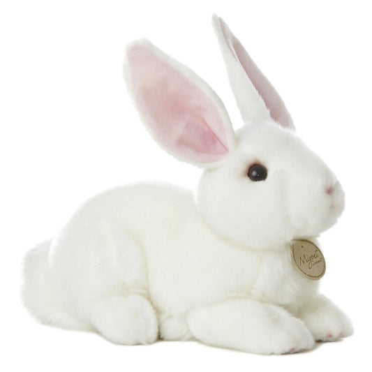 Aurora Miyoni 10" American White Rabbit Plush Toys #10912