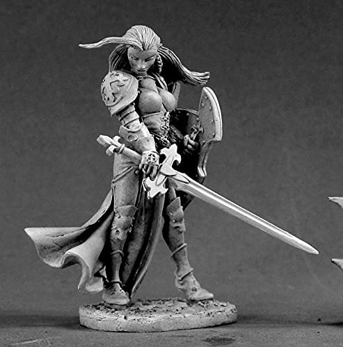 Reaper Miniatures Finari, Crusader Unpainted Metal Mini Figure #01447, 54mm