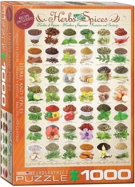EuroGraphics Herbs and Spices Puzzle 1000-Piece Puzzle #6000-0598