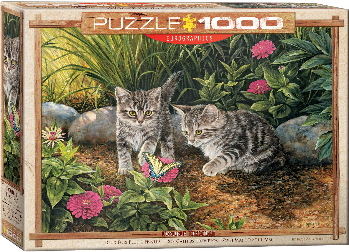 EuroGraphics Double Trouble by Rosemary Millette 1000-Piece Puzzle #6000-0796