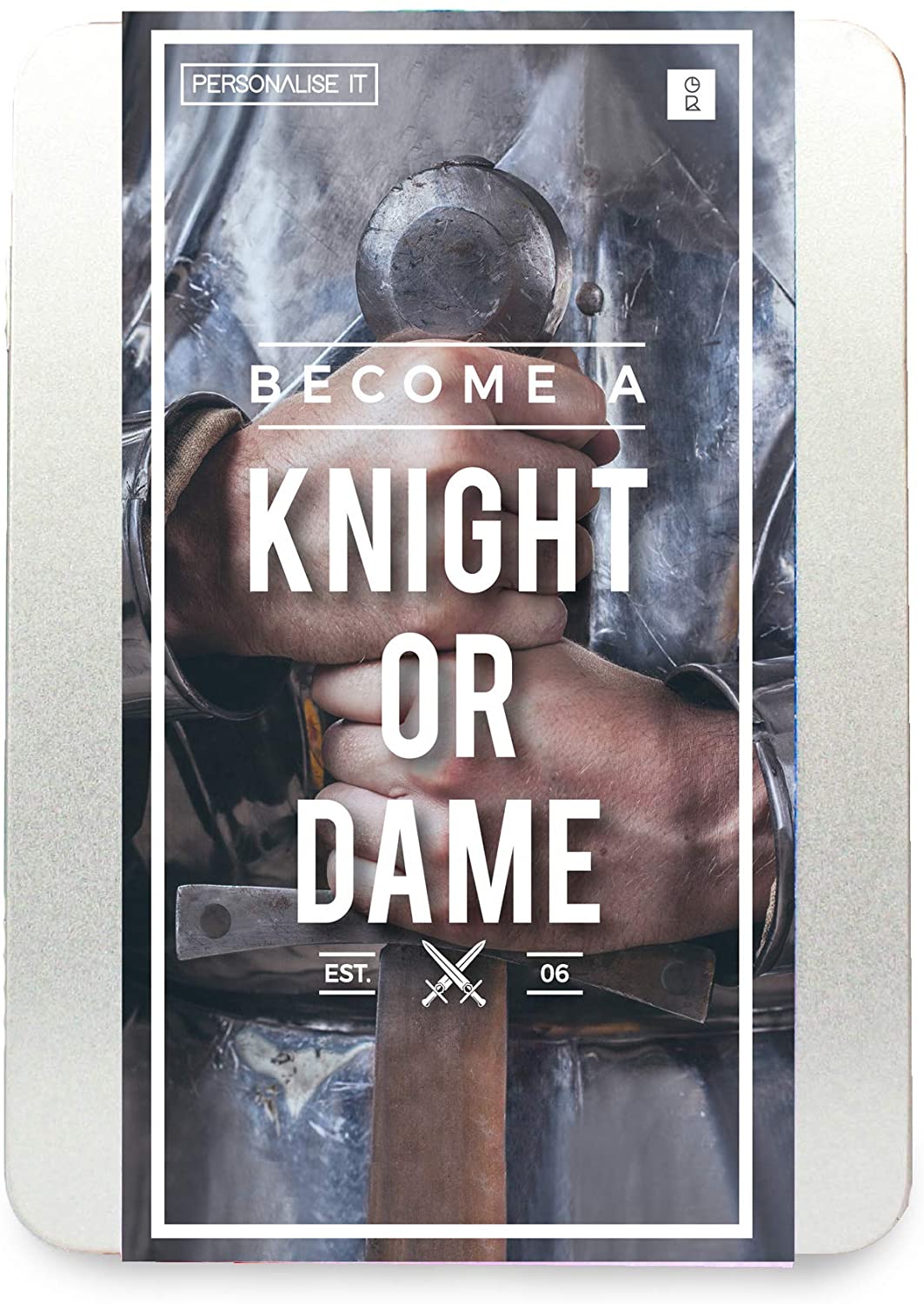 Gift Republic Become a Knight or Dame Gift Tin #GR100057