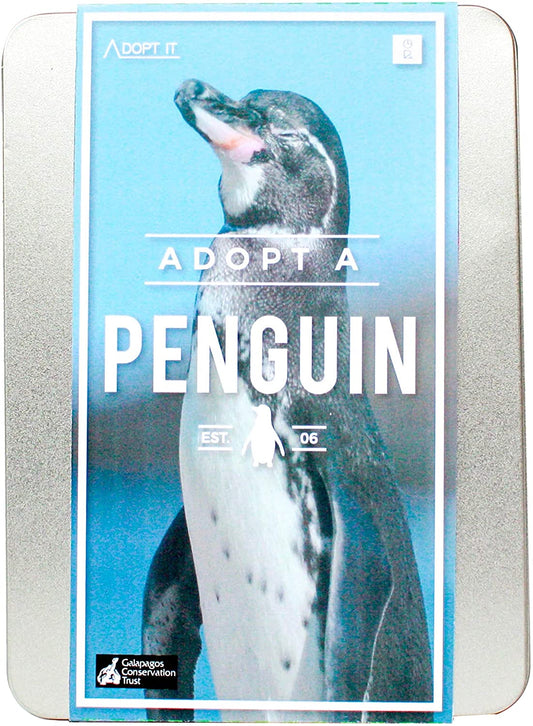 Gift Republic Penguin Adopt It - Charity Animal Adoption Tin #GR100026