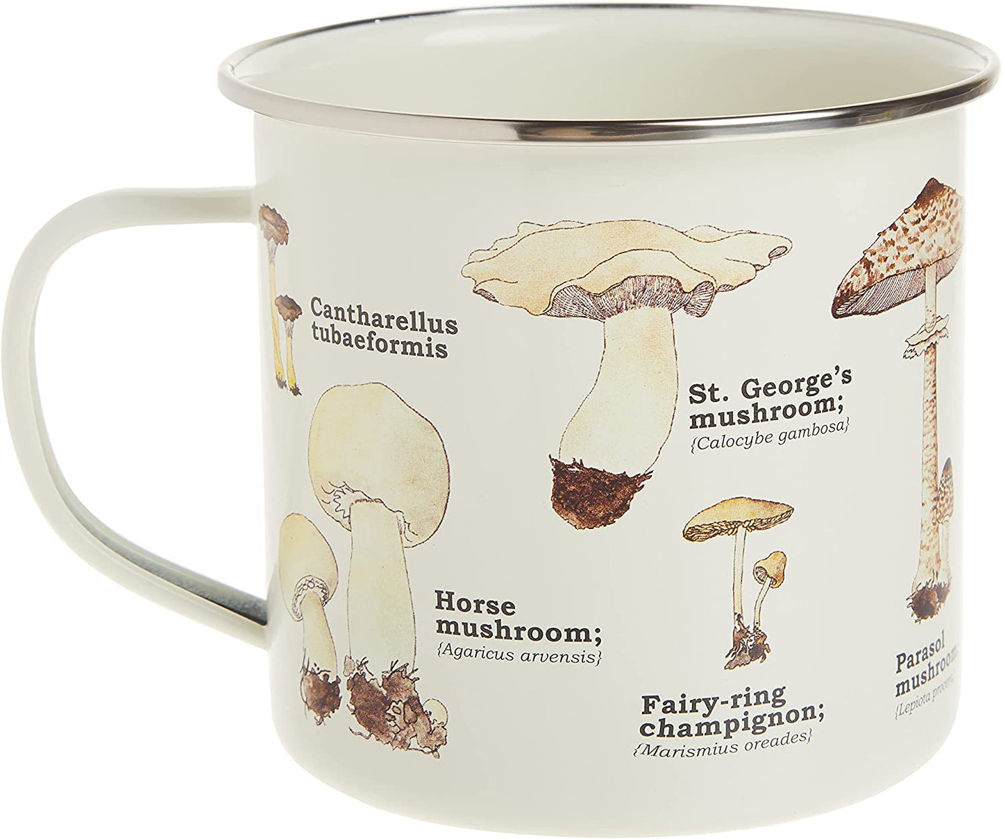 Gift Republic Mushroom Enamel Mug #GR270058