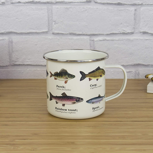 Gift Republic Fish Enamel Mug #GR270027