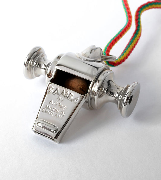ACME Brass Samba Whistle #444, Nickel Plated