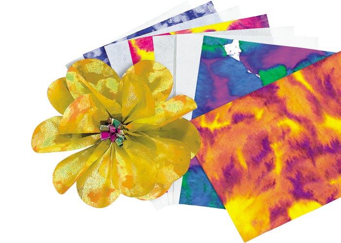 Roylco Color Diffusing Paper 9 X 12 in #R15213, Pack of 50